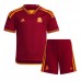 Echipament fotbal AS Roma Bryan Cristante #4 Tricou Acasa 2023-24 pentru copii maneca scurta (+ Pantaloni scurti)